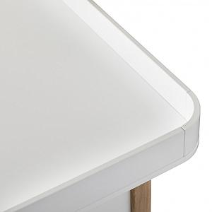 Wickelkommode 4 Schubladen WOOD Oliver Furniture weiß-Eiche