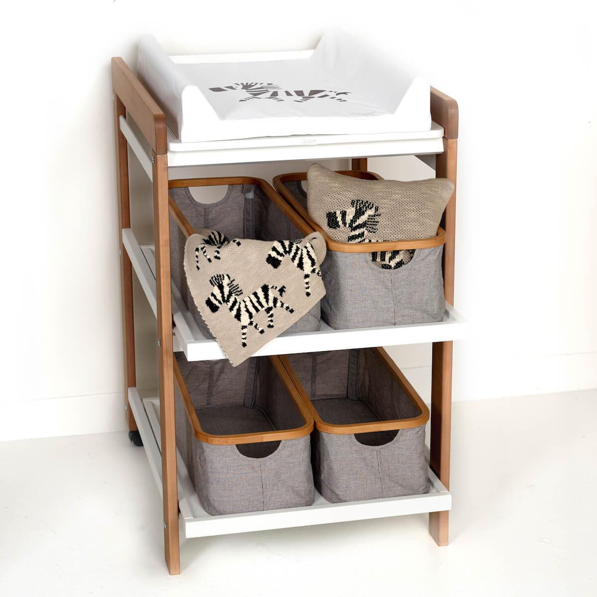 Wickelkommode COMFORT Quax weiß-natural