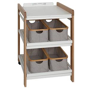 Wickelkommode COMFORT Quax weiß-natural