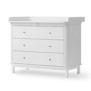 Wickelkommode mit 3 Schubladen WOOD Oliver Furniture weiß