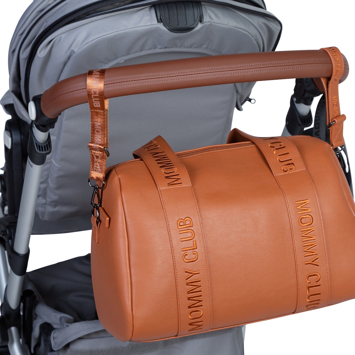 Wickeltasche MOMMY CLUB SIGNATURE Childhome polipel marrón 