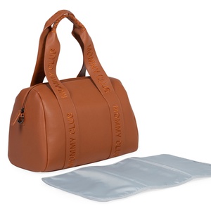 Wickeltasche MOMMY CLUB SIGNATURE Childhome polipel marrón 