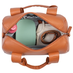 Wickeltasche MOMMY CLUB SIGNATURE Childhome polipel marrón 