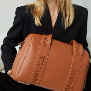 Wickeltasche MOMMY CLUB SIGNATURE Childhome polipel marrón 