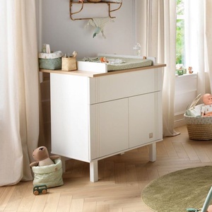 Wickeltisch ELEONORE Sauthon weiß