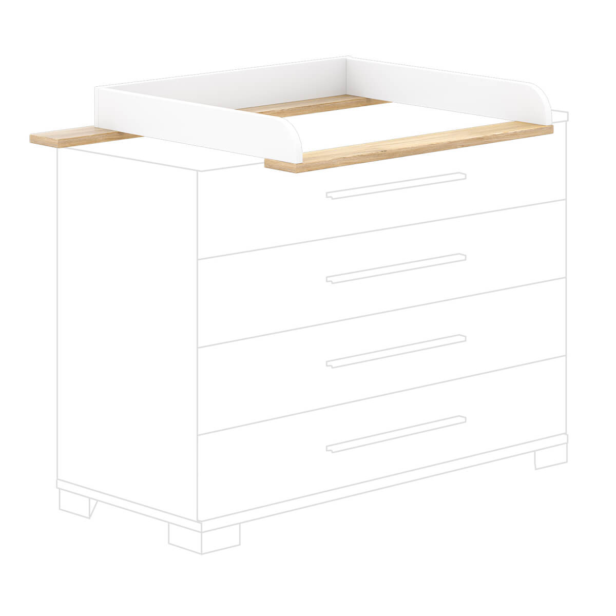 Wickeltisch YOLANDA Paidi