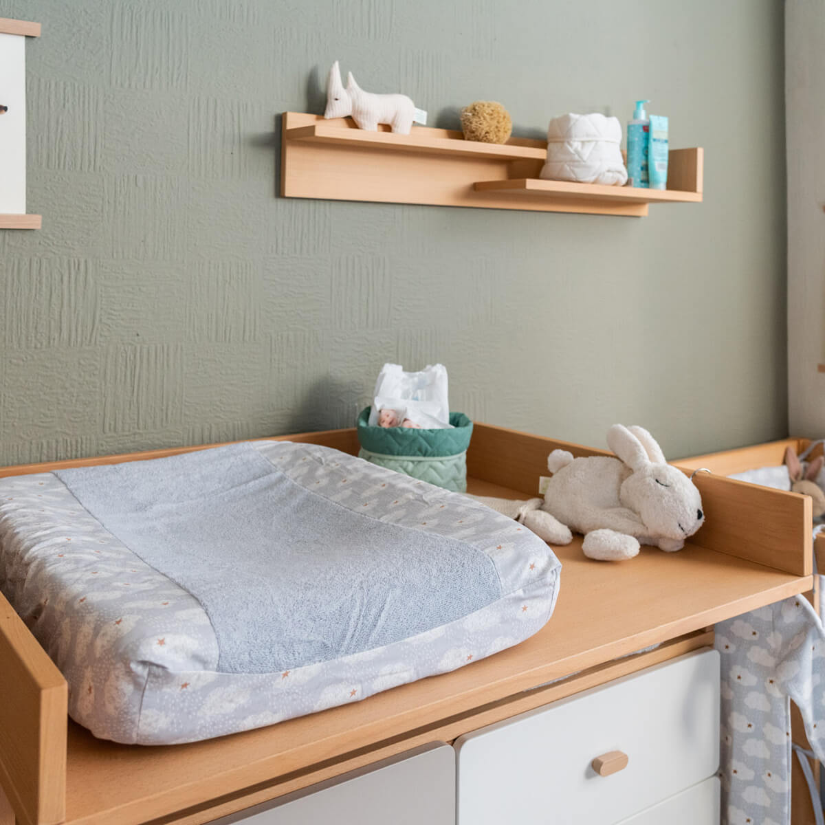 Wickeltischauflage DESTYLE de Breuyn natur