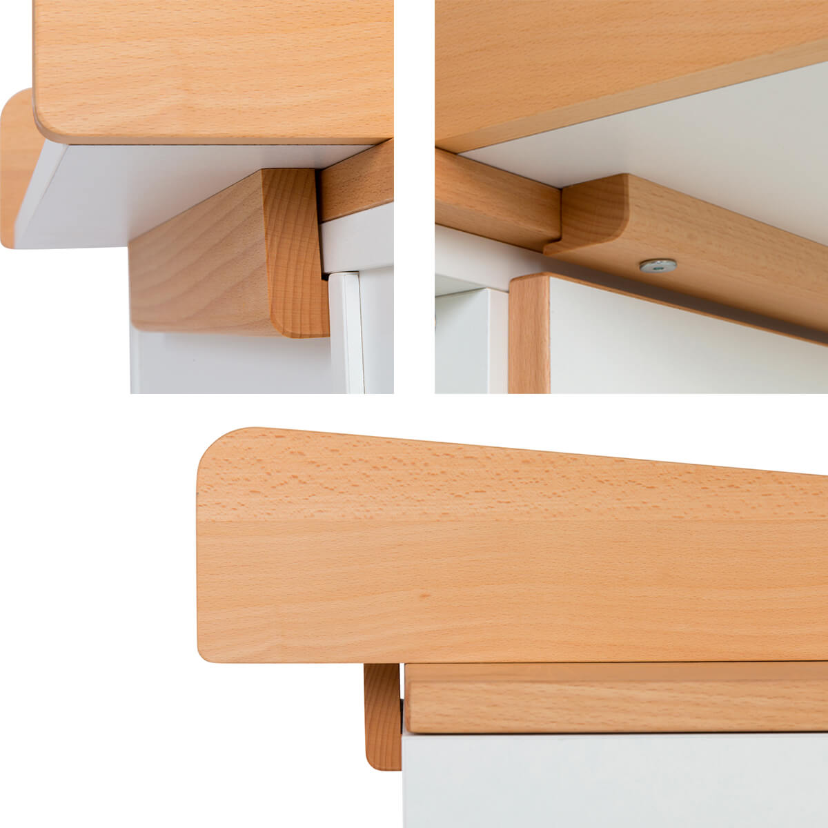 Wickeltischaufsatz NADO Ausführung Buche