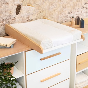 Wickeltischaufsatz NADO Ausführung Buche