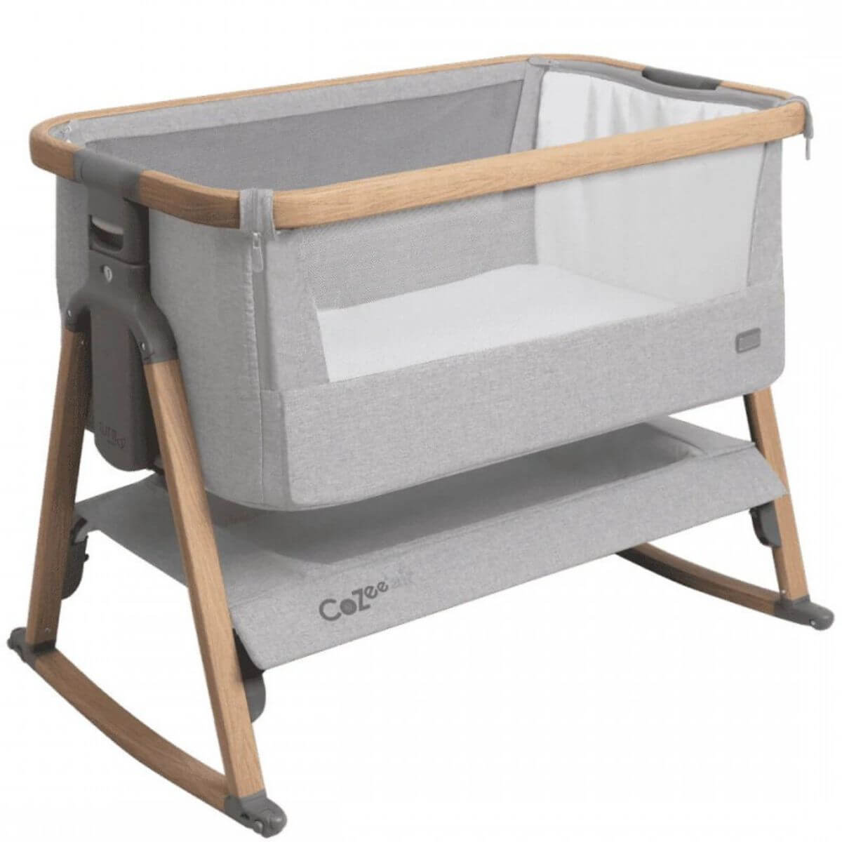 Wiege cododo Eiche kleine Erbsen COZEE Air Tutti Bambini Eiche air silber