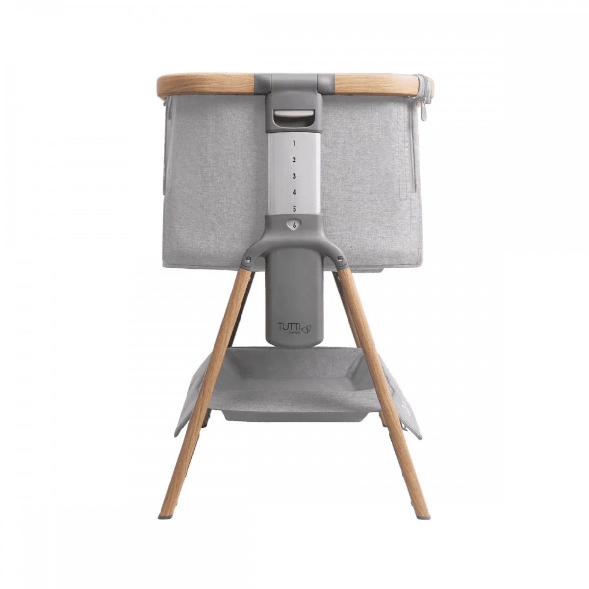 Wiege cododo Eiche kleine Erbsen COZEE Air Tutti Bambini Eiche air silber