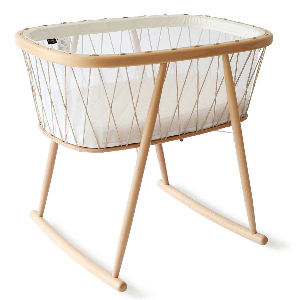 Wiege KUMI Kordel Desert Charlie Crane Kokosmatratze