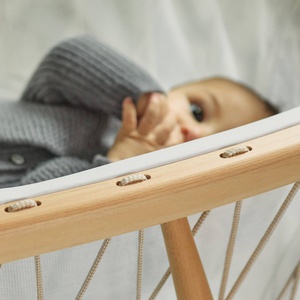 Wiege KUMI Kordel Desert Charlie Crane Kokosmatratze