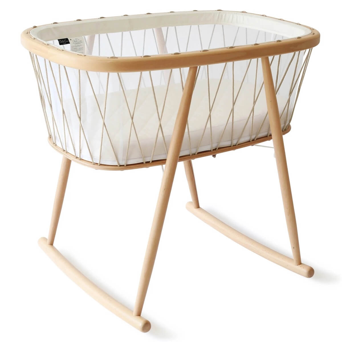 Wiege KUMI Kordel Desert Charlie Crane Schaumstoffmatratze