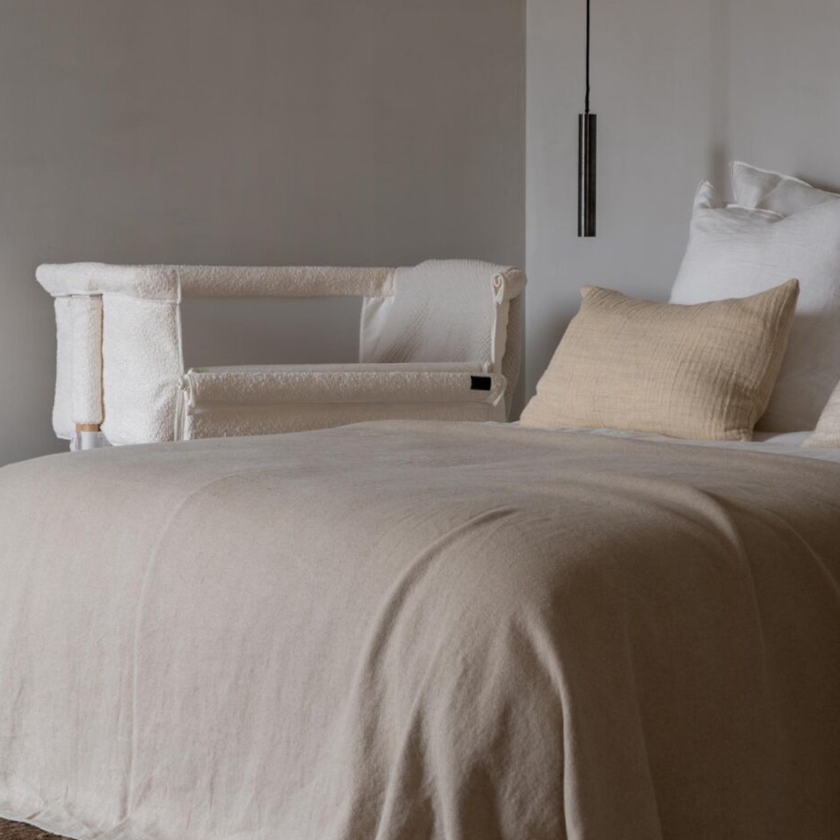 Wiege Side-By-Side Naturcreme Quax