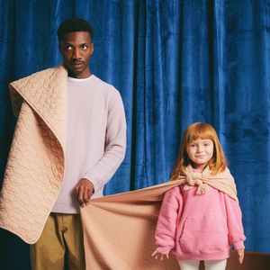 Windeln 65x100cm 2uds WABI SABI Nobodinoz Puder rosa