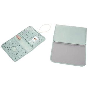 Windeltasche Laessig floral mint