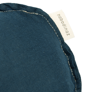 Wolkenkissen aus französischem Leinen. Deep Blue. Maße: 50x28x10cm Nobodinoz