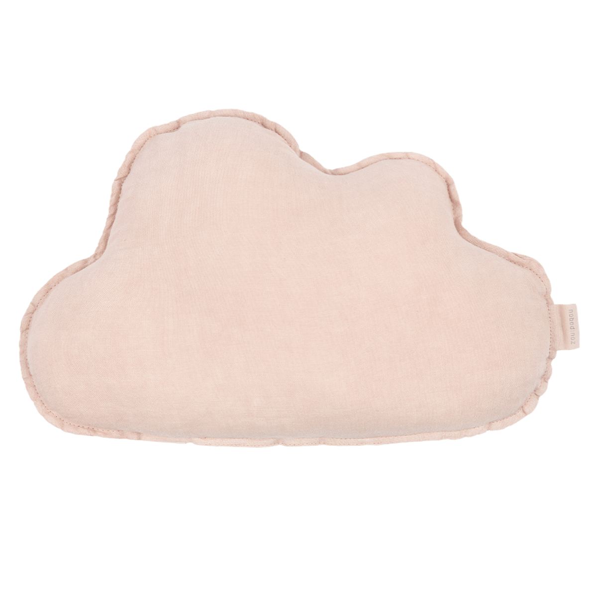 Wolkenkissen aus französischem Leinen. Mauve Pink. Maße: 38x24x12cm Nobodinoz