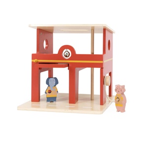 Wooden Animal Fire Station Trixie