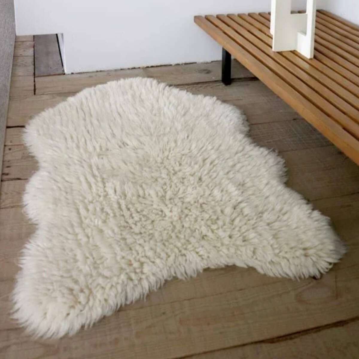 WOOLLY Lorena Canals Sheep White Teppich 75x110cm