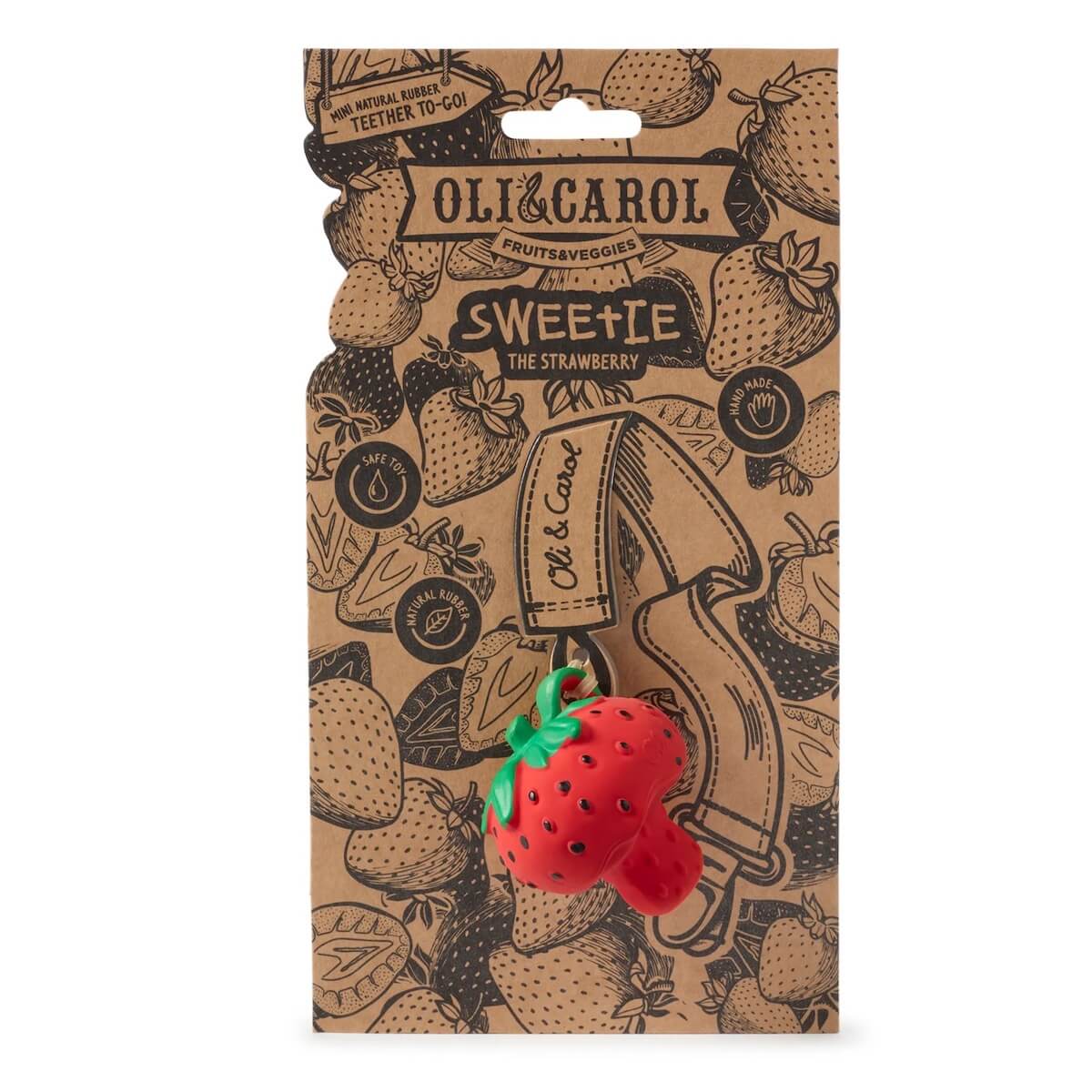 Zahnungshilfe SWEETIE THE STRAWBERRY Oli & Carol
