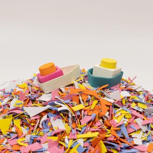 Zahnungswagen UPCYCLED BOAT Oli und Carol gelb