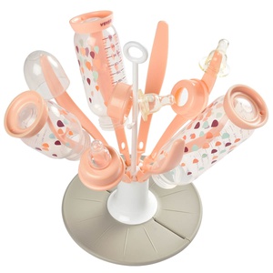 Zusammenklappbarer Flaschentrockner FLOWER Beaba rosa 