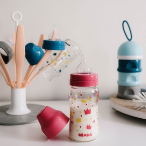 Zusammenklappbarer Flaschentrockner FLOWER Beaba rosa 