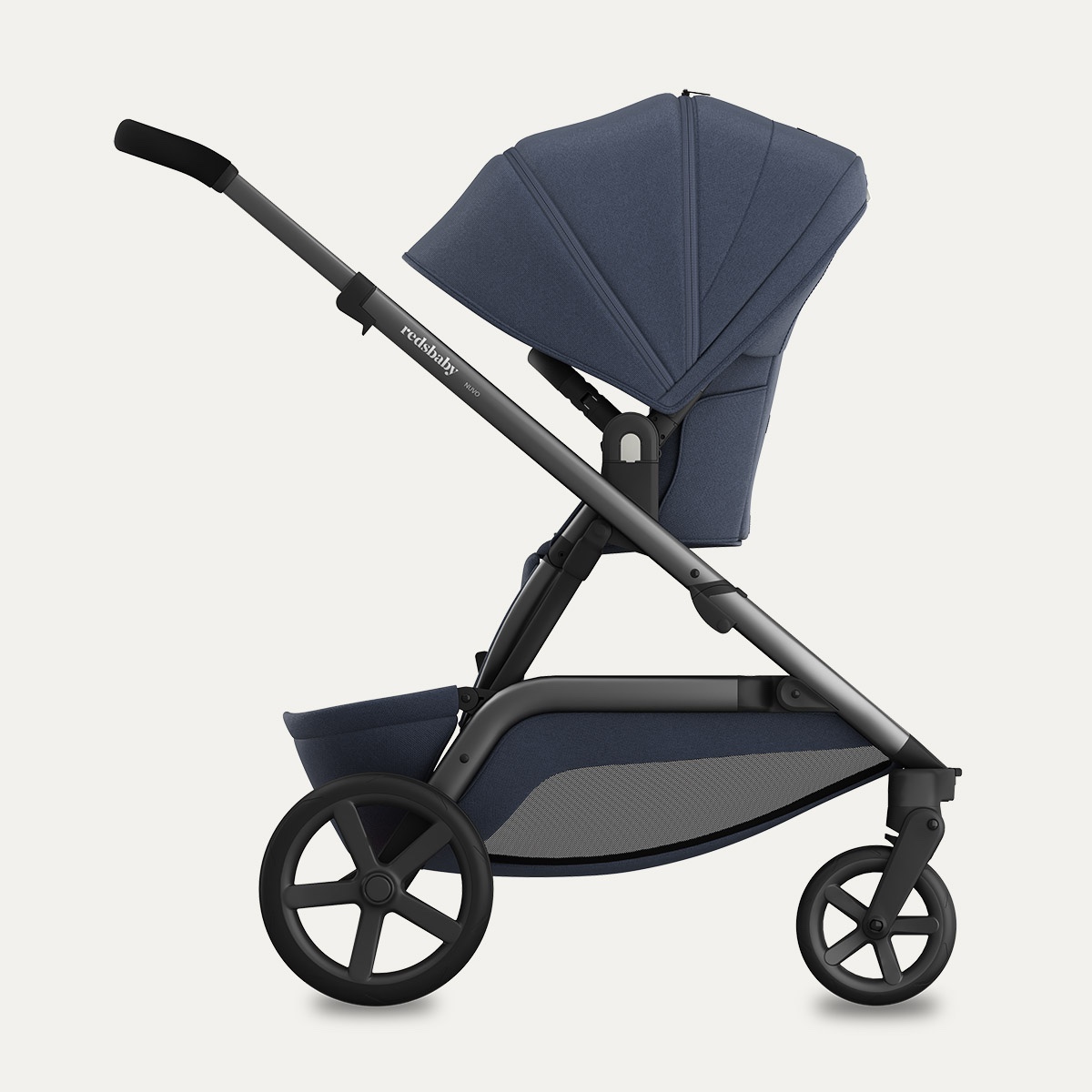 Zwillingswagen NUVO Redsbaby blue slate gun metal